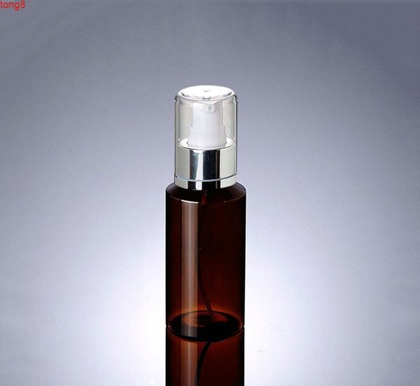 100ml 300 pcs / lot brown plastic lotion pump serum bottles, amber bottle with bright silver lotion pumpgood qty
100ml 300 pcs / lot brown plastic lotion pump serum bottles, amber bottle with bright silver lotion pumpgood qty