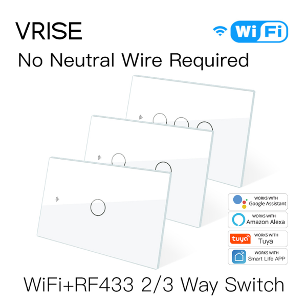 smart home control wifi light switch rf433 no neutral wire single fire life tuya app works with alexa google 110v 220v
smart home control wifi light switch rf433 no neutral wire single fire life tuya app works with alexa google 110v 220v