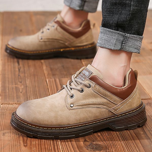 men ankle boots outdoor leather autumn spring non-slip walk male casual flats shoes work sneakers fashion comfortable
men ankle boots outdoor leather autumn spring non-slip walk male casual flats shoes work sneakers fashion comfortable