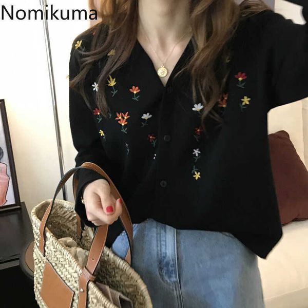 nomikuma flower embroidery vintage cardigan women v neck long sleeve single breasted knitted sweater casual retro knitwear 3d844 210928, White
nomikuma flower embroidery vintage cardigan women v neck long sleeve single breasted knitted sweater casual retro knitwear 3d844 210928, White