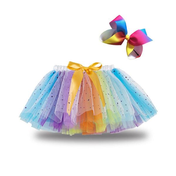 new tutu skirt baby girl skirts kids girls party dance ballet costume splice rainbow tulle skirt+bow hairpin clothes#p30
new tutu skirt baby girl skirts kids girls party dance ballet costume splice rainbow tulle skirt+bow hairpin clothes#p30