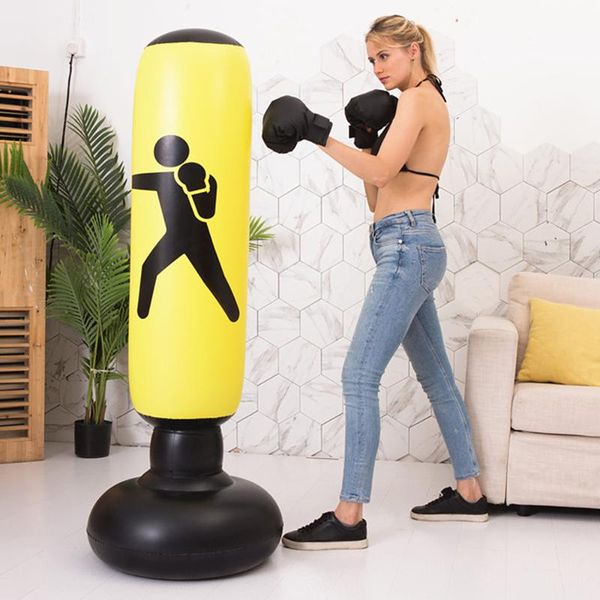5.2ft vertical inflatable boxing bag pvc thickening pillar tumbler fight column punching indoor outdoor fitness tool sand
5.2ft vertical inflatable boxing bag pvc thickening pillar tumbler fight column punching indoor outdoor fitness tool sand