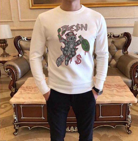 young man fitness long sweater hip hop new cotton fashion men's rhinestone b52, White;black
young man fitness long sweater hip hop new cotton fashion men's rhinestone b52, White;black
