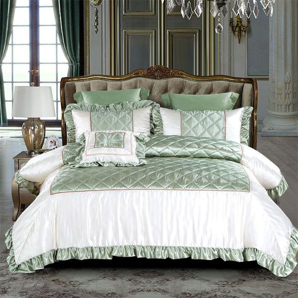bedding sets european stretch satin egypt cotton bedspread set for home textiles duvet cover flat fitted sheet pillowcases multi pcs
bedding sets european stretch satin egypt cotton bedspread set for home textiles duvet cover flat fitted sheet pillowcases multi pcs
