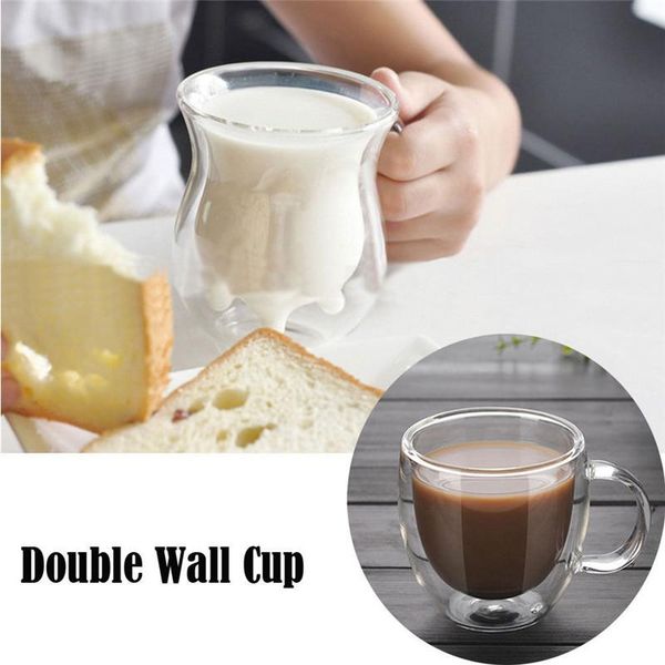 wine glasses creative transparent glass cow cups coffee mug double wall layer insulated tea cup mugs water heat resistant drinkware
wine glasses creative transparent glass cow cups coffee mug double wall layer insulated tea cup mugs water heat resistant drinkware