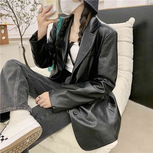 women's jackets oversized plutonium long leather jacket of women jackets spring fall harajuku street fake black from vintage motorcycle, Black;brown
women's jackets oversized plutonium long leather jacket of women jackets spring fall harajuku street fake black from vintage motorcycle, Black;brown