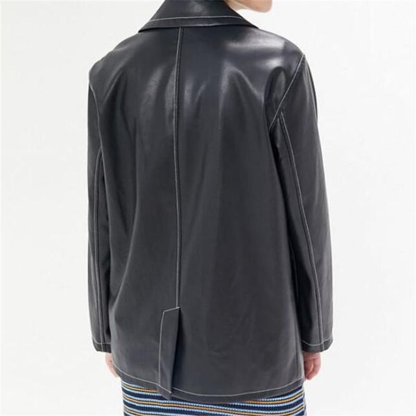 women's jackets womens cool lapel leather bomber jacket coat 2021 autumn winter warm women pu female overcoat black, Black;brown
women's jackets womens cool lapel leather bomber jacket coat 2021 autumn winter warm women pu female overcoat black, Black;brown