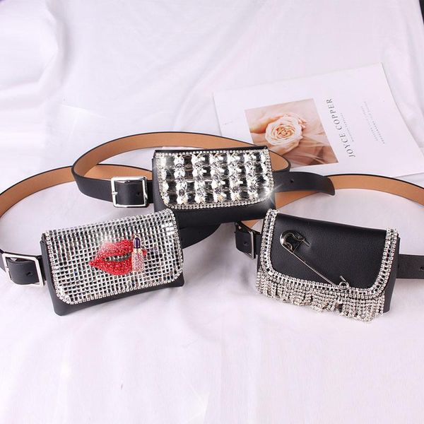 bling rhinestone lip mini waist packs women luxury diamonds flap money bag female large size pu leather belts bags
bling rhinestone lip mini waist packs women luxury diamonds flap money bag female large size pu leather belts bags