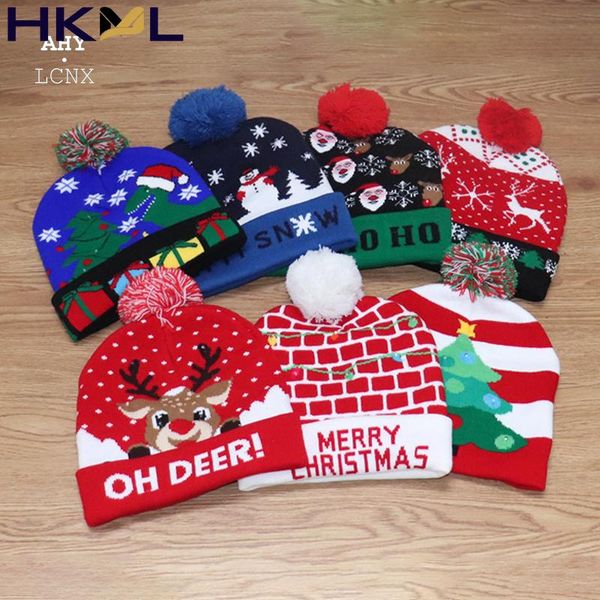 wide brim hats christmas knitted with lights kids colorful luminous xmas and year decorations, Blue;gray
wide brim hats christmas knitted with lights kids colorful luminous xmas and year decorations, Blue;gray