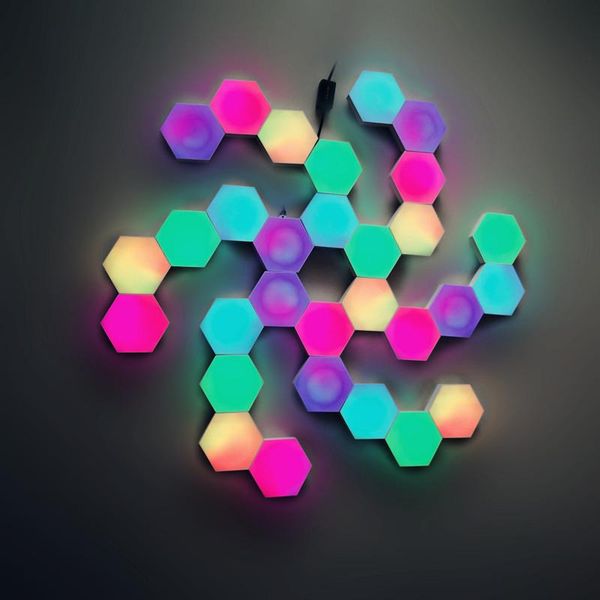 wall lamps modern minimalist hexagonal shape led nordic style indoor multi-color stitching simple living room lights
wall lamps modern minimalist hexagonal shape led nordic style indoor multi-color stitching simple living room lights