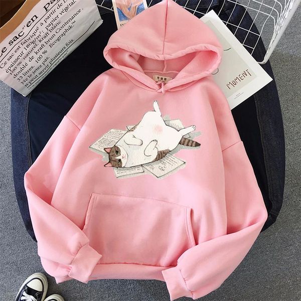 women's hoodies & sweatshirts korean streetwear women cat poleron mujer pocket hoodie oversized autumn winter fleece long sleeve red p, Black
women's hoodies & sweatshirts korean streetwear women cat poleron mujer pocket hoodie oversized autumn winter fleece long sleeve red p, Black