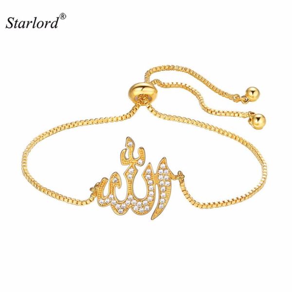 link, chain adjustable bracelet gold/silver inlaid with cubic zirconia muslim charm bolo for women amulet h8065, Black
link, chain adjustable bracelet gold/silver inlaid with cubic zirconia muslim charm bolo for women amulet h8065, Black