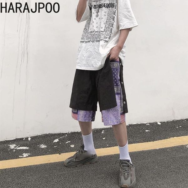 harajpoo men shorts summer hip-hop really two pieces irregular stitching cashew flower printing personality five-point pants men's, White;black
harajpoo men shorts summer hip-hop really two pieces irregular stitching cashew flower printing personality five-point pants men's, White;black