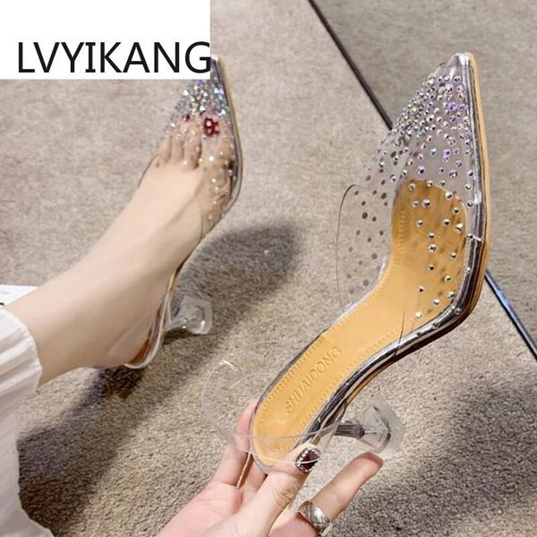 transparent crystal wedding party shoes for women high heels sandals thin pumps summer womne, Black
transparent crystal wedding party shoes for women high heels sandals thin pumps summer womne, Black