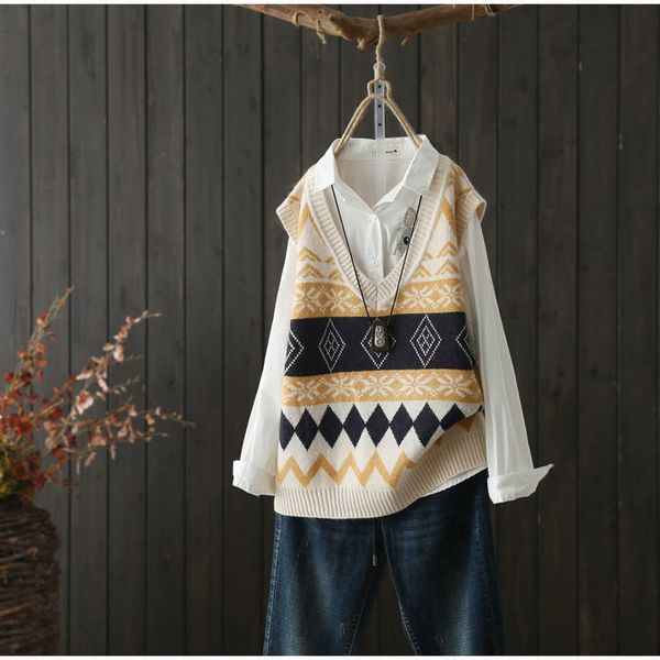 women's sweaters korean knitted for sleeveless basic white plus size autumn woman knit pullover b08g, White;black
women's sweaters korean knitted for sleeveless basic white plus size autumn woman knit pullover b08g, White;black