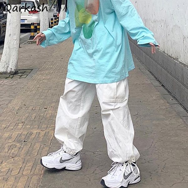 women's pants & capris casual women baggy chic streetwear pockets design female drawstring spring stylish ulzzang all-match comfortable, Black;white
women's pants & capris casual women baggy chic streetwear pockets design female drawstring spring stylish ulzzang all-match comfortable, Black;white