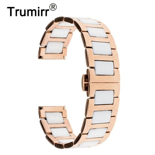 watch bands 22mm ceramic band for samsung gear s3 classic / frontier butterfly buckle strap wrist belt bracelet black rose gold white, Black;brown
watch bands 22mm ceramic band for samsung gear s3 classic / frontier butterfly buckle strap wrist belt bracelet black rose gold white, Black;brown