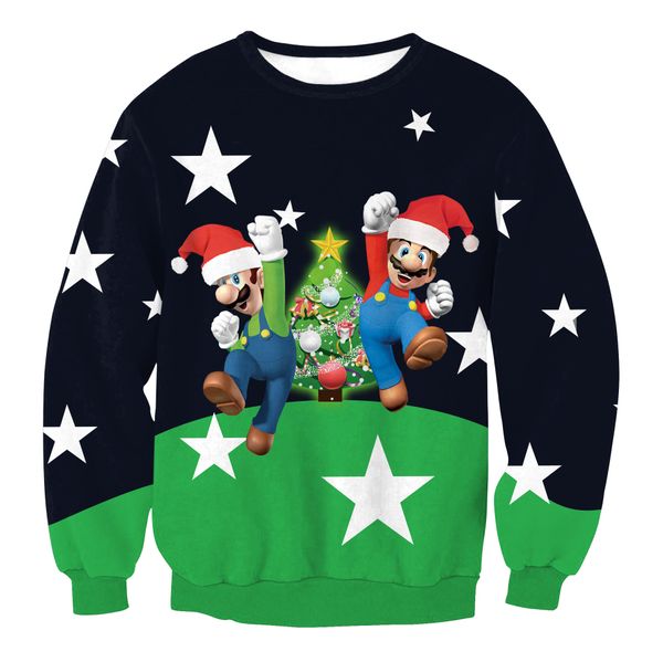 2021 christmas plus size sweatshirt women's round neck loose pullover sweater top, White;black
2021 christmas plus size sweatshirt women's round neck loose pullover sweater top, White;black