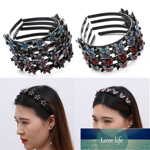 elegant double layer bands crystal hairband hairpin rhinestone flowers braided headband headwear women hairhoop hair accessories factory pri, Silver
elegant double layer bands crystal hairband hairpin rhinestone flowers braided headband headwear women hairhoop hair accessories factory pri, Silver
