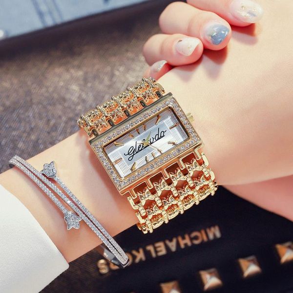 wristwatches rhinestone watch women crystal ladies wrist square bracelet female clock gold diamond for 2021, Slivery;brown
wristwatches rhinestone watch women crystal ladies wrist square bracelet female clock gold diamond for 2021, Slivery;brown