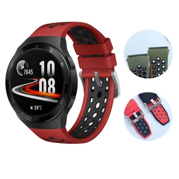 watch bands for huawei gt 2e official style soft silicone breathable band strap correa wristband watchband, Black;brown
watch bands for huawei gt 2e official style soft silicone breathable band strap correa wristband watchband, Black;brown