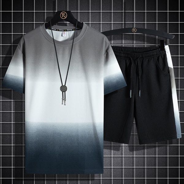 men's tracksuits men set fashion 2 pcs casual sweat suit short sleeve t-shirt shorts sets male sportswear tracksuit 2021 summer sportsu, Gray
men's tracksuits men set fashion 2 pcs casual sweat suit short sleeve t-shirt shorts sets male sportswear tracksuit 2021 summer sportsu, Gray