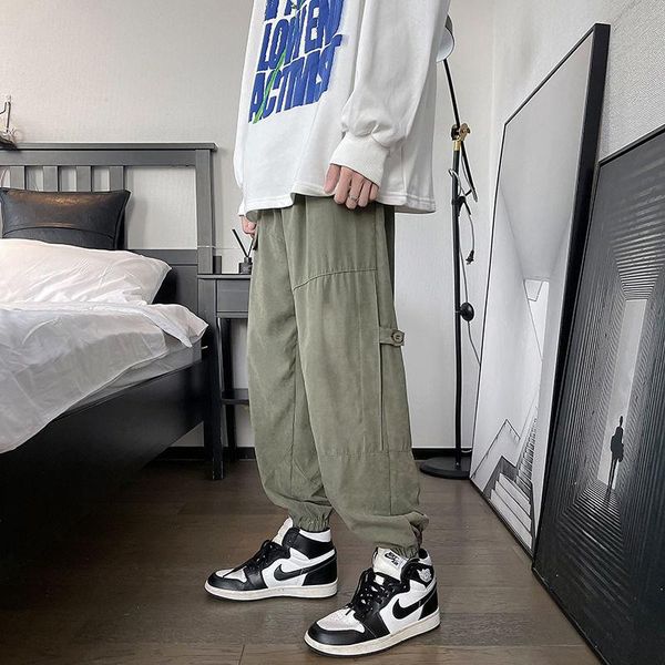 men's pants autumn cotton casual men fashion retro black green straight streetwear loose hip-hop harem mens trousers
men's pants autumn cotton casual men fashion retro black green straight streetwear loose hip-hop harem mens trousers