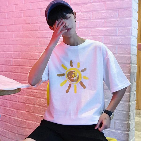 men printed t-shirts 111% cotton xs korean style mens t shirts fashion nice teens vogue tee shirt street punk short sleeve men's, White;black
men printed t-shirts 111% cotton xs korean style mens t shirts fashion nice teens vogue tee shirt street punk short sleeve men's, White;black