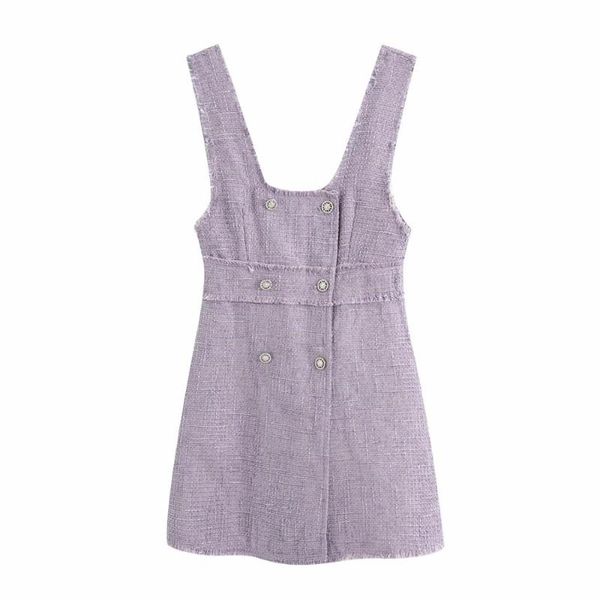 casual dresses 2021 autumn women dress purple solid button spaghetti strap sleeveless above knee female fashion clothes, Black;gray
casual dresses 2021 autumn women dress purple solid button spaghetti strap sleeveless above knee female fashion clothes, Black;gray