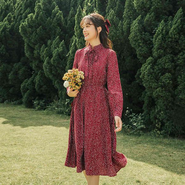dress spring arrival standing collar long sleeve small floral print bow decoration lady art women's dress 5cft, Black;gray
dress spring arrival standing collar long sleeve small floral print bow decoration lady art women's dress 5cft, Black;gray