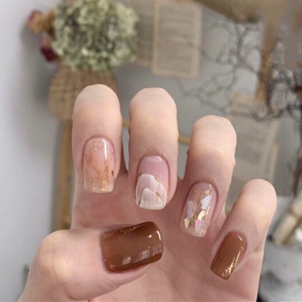 decorated nail hand stylist diy nina 285 - golden coffee halo mound fake nail patch wear finished 24 es, Red;gold
decorated nail hand stylist diy nina 285 - golden coffee halo mound fake nail patch wear finished 24 es, Red;gold