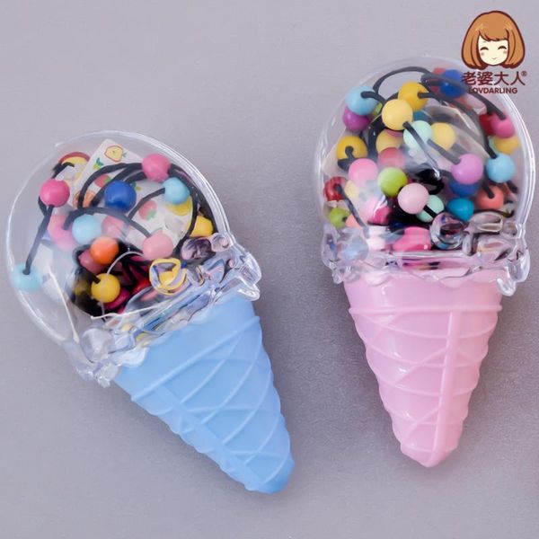ice cream candy ball high elastic rubber band children's hair canned set accessories headdress, Slivery;white
ice cream candy ball high elastic rubber band children's hair canned set accessories headdress, Slivery;white