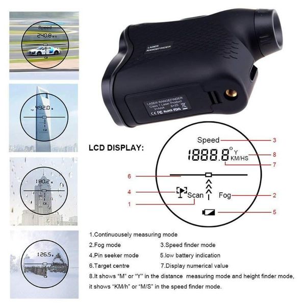 telescope & binoculars 600m laser rangefinder monocular for golf hunting belt hd speedometer
telescope & binoculars 600m laser rangefinder monocular for golf hunting belt hd speedometer