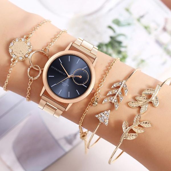 pcs stylish women watches bracelets set zegarek damski luxurious quartz watch for woman wristwatches relogio feminino, Slivery;brown
pcs stylish women watches bracelets set zegarek damski luxurious quartz watch for woman wristwatches relogio feminino, Slivery;brown