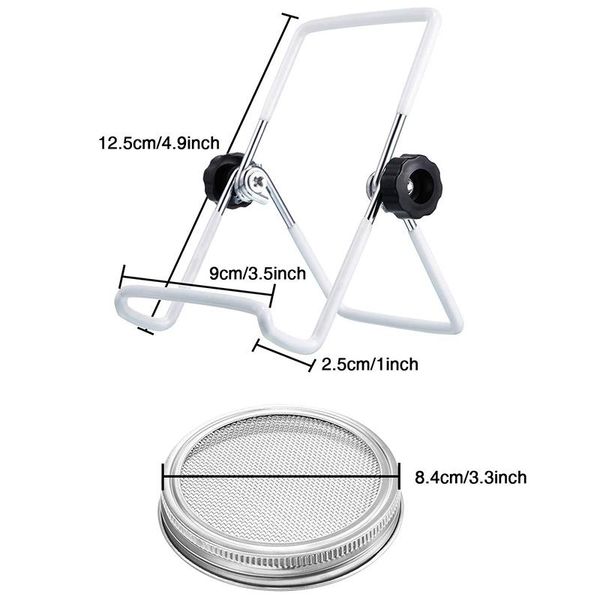 kitchen storage & organization 4 pack metal sprouting jar lid with 2 stands for wide mouth mason jars canning to make sprout
kitchen storage & organization 4 pack metal sprouting jar lid with 2 stands for wide mouth mason jars canning to make sprout