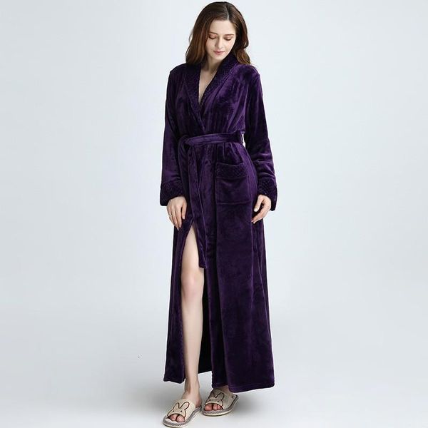 women's sleepwear thick coral fleece women winter flannel robe kimono bath gown couples nightwear casual home clothes nightgown f4qv, Black;red
women's sleepwear thick coral fleece women winter flannel robe kimono bath gown couples nightwear casual home clothes nightgown f4qv, Black;red