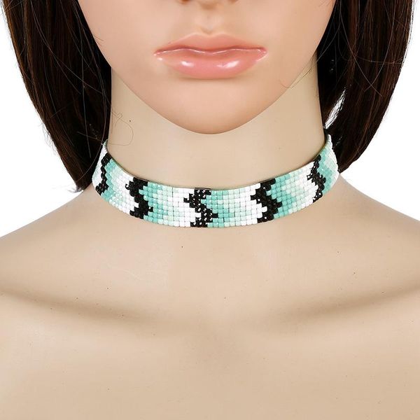 chokers european and american fashion jewelry bohemian style retro simple resin inlaid mixed color short necklace chain collar, Golden;silver
chokers european and american fashion jewelry bohemian style retro simple resin inlaid mixed color short necklace chain collar, Golden;silver