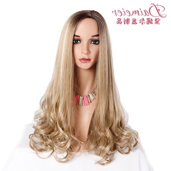 middle part dyeing head gradient chemical fiber pear flower cover long curly hair, Black
middle part dyeing head gradient chemical fiber pear flower cover long curly hair, Black