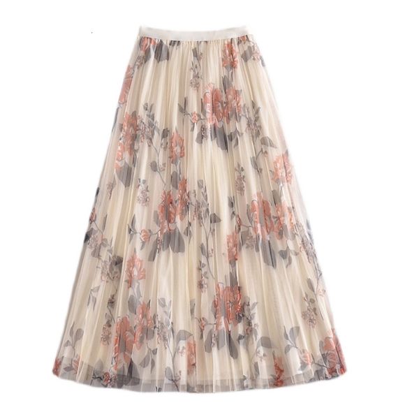 skirts women summer mesh floral print long stretch high waist a-line femme faldas jupe saia cm2v, Black
skirts women summer mesh floral print long stretch high waist a-line femme faldas jupe saia cm2v, Black