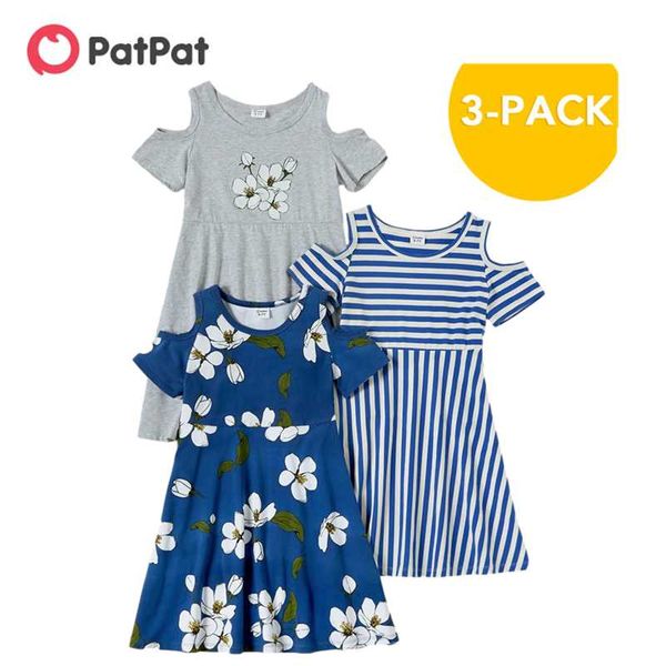 patpat arrival 2021 spring and summer 3-piece floral striped short-sleeve dress kid girl sweet x children's clothing girl's dresse, Red;yellow
patpat arrival 2021 spring and summer 3-piece floral striped short-sleeve dress kid girl sweet x children's clothing girl's dresse, Red;yellow