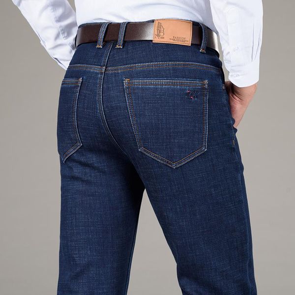 men's jeans winter warm fleece classic fashion stretch loose thick casual pants male high-end brand soft slim-fit denim trousers, Blue
men's jeans winter warm fleece classic fashion stretch loose thick casual pants male high-end brand soft slim-fit denim trousers, Blue