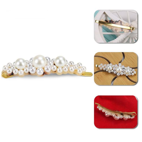 hair clips & barrettes fashion grip pearl women accessories exquisite party pin gold alloy pins, Golden;silver
hair clips & barrettes fashion grip pearl women accessories exquisite party pin gold alloy pins, Golden;silver