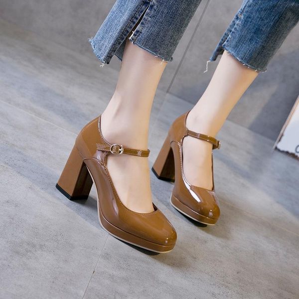 dress shoes women high plaform pumps shoe retro mary-jane round toe high-heel chunky-heel fashion ladies heels casual, Black
dress shoes women high plaform pumps shoe retro mary-jane round toe high-heel chunky-heel fashion ladies heels casual, Black