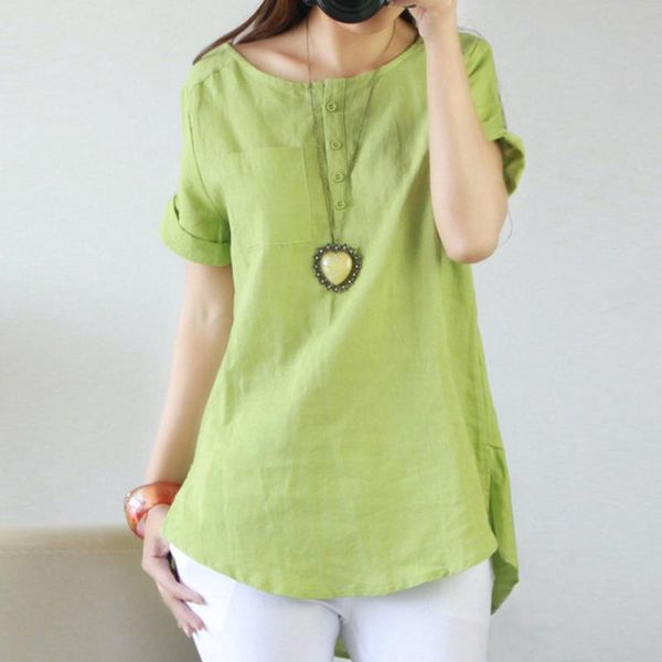 women's blouses & shirts big size dresses summer 2021 cotton linen shirt women up long tunic blouse loose short sleeve solid color plus, White
women's blouses & shirts big size dresses summer 2021 cotton linen shirt women up long tunic blouse loose short sleeve solid color plus, White