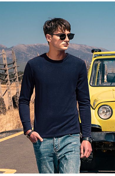 uniform color men's long sleeve t-shirt, single button autumn shirt, european and american new style, round neck 4619, Black
uniform color men's long sleeve t-shirt, single button autumn shirt, european and american new style, round neck 4619, Black