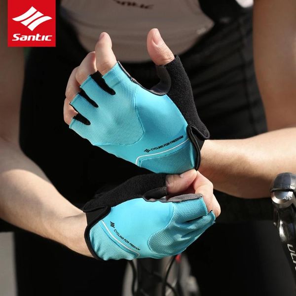santic cycling gloves summer short finger mtb bike half breathable mesh sun-protective, Black
santic cycling gloves summer short finger mtb bike half breathable mesh sun-protective, Black