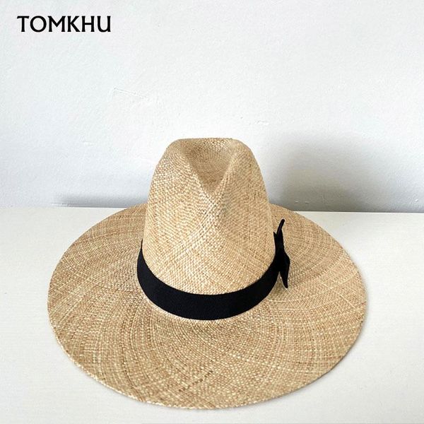summer panama handmade natural treasure grass high solid causal lady fedoras hats for women jazz hat uv protection wide brim, Blue;gray
summer panama handmade natural treasure grass high solid causal lady fedoras hats for women jazz hat uv protection wide brim, Blue;gray