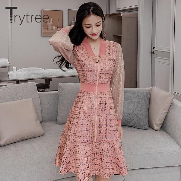 casual dresses trytree 2021 autumn winter women dress v-neck fashion a-line patchwork 2 colour zipper ruffles office lady mini, Black;gray
casual dresses trytree 2021 autumn winter women dress v-neck fashion a-line patchwork 2 colour zipper ruffles office lady mini, Black;gray