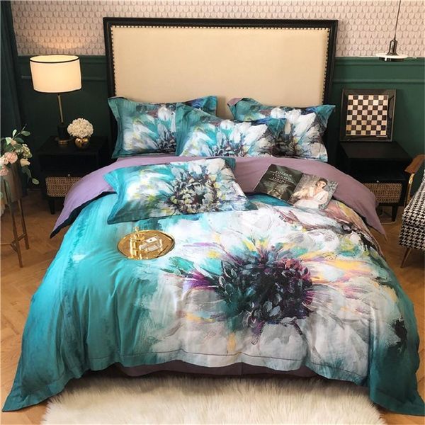 bedding sets european style long-stapled cotton reactive print set duvit cover sheet pillowcase king 4 pcs
bedding sets european style long-stapled cotton reactive print set duvit cover sheet pillowcase king 4 pcs