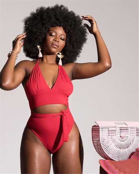 women's swimwear high waist swimsuit 2021 bikinis women vintage neck bikini set bathing suits swim wear biquini plus size xxl, White;black
women's swimwear high waist swimsuit 2021 bikinis women vintage neck bikini set bathing suits swim wear biquini plus size xxl, White;black